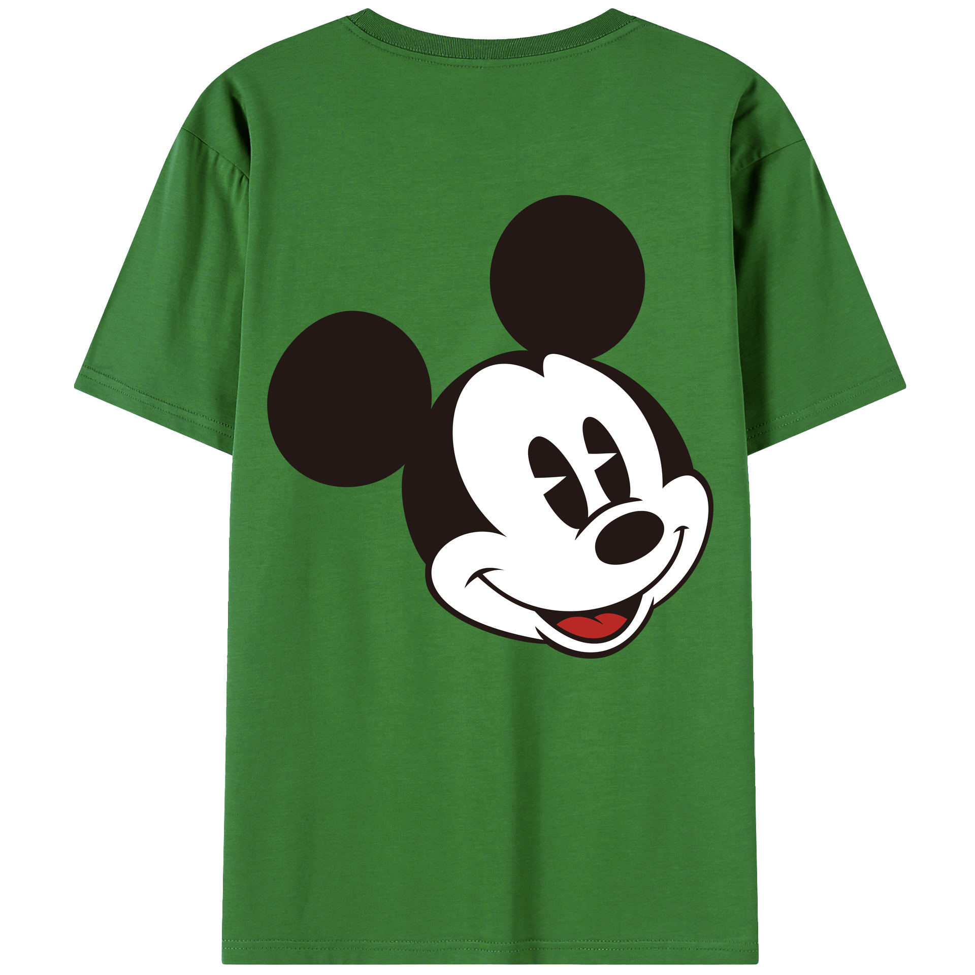（画像用） ミッキーマウス Mickey Mouse レディース半袖Tシャツ(バックプリント)